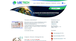 Desktop Screenshot of lee-tech.de