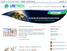 Tablet Screenshot of lee-tech.de